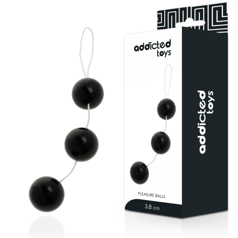 Pelotas de placer de la marca ADDICTED TOYS, juego de bolas para uso íntimo, en diferentes tamaños y colores.