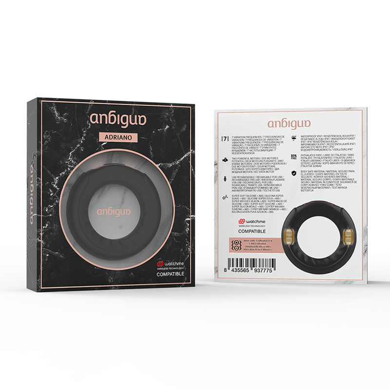 ANBIGU - ADRIANO ANELL VIBRADOR COMPATIBLE AMB WATCHME WIRELESS TECHNOLOGY