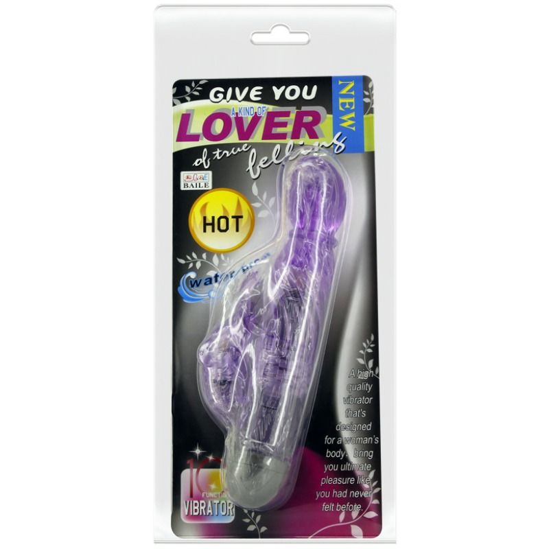 BALL - GIVE YOU A KIND OF LOVER VIBRADOR AMB RABBIT LILA 10 MODES