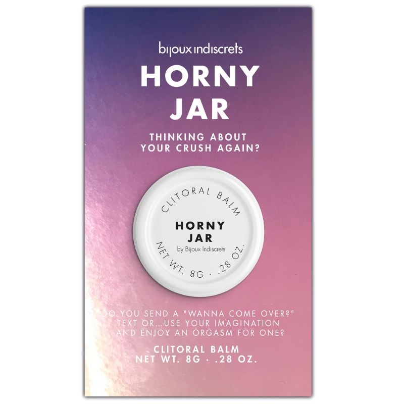 Bálsamo Clitherapy de BIJOUX LOVE COSMETIQUES, envase con crema para mejorar la sensibilidad y el placer.