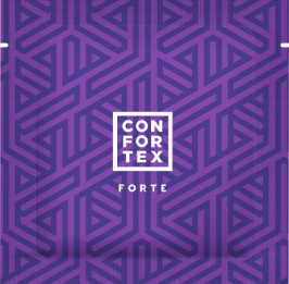 CONFORTEX Nature Forte condoms pack of 144, featuring a sleek design and clear packaging.