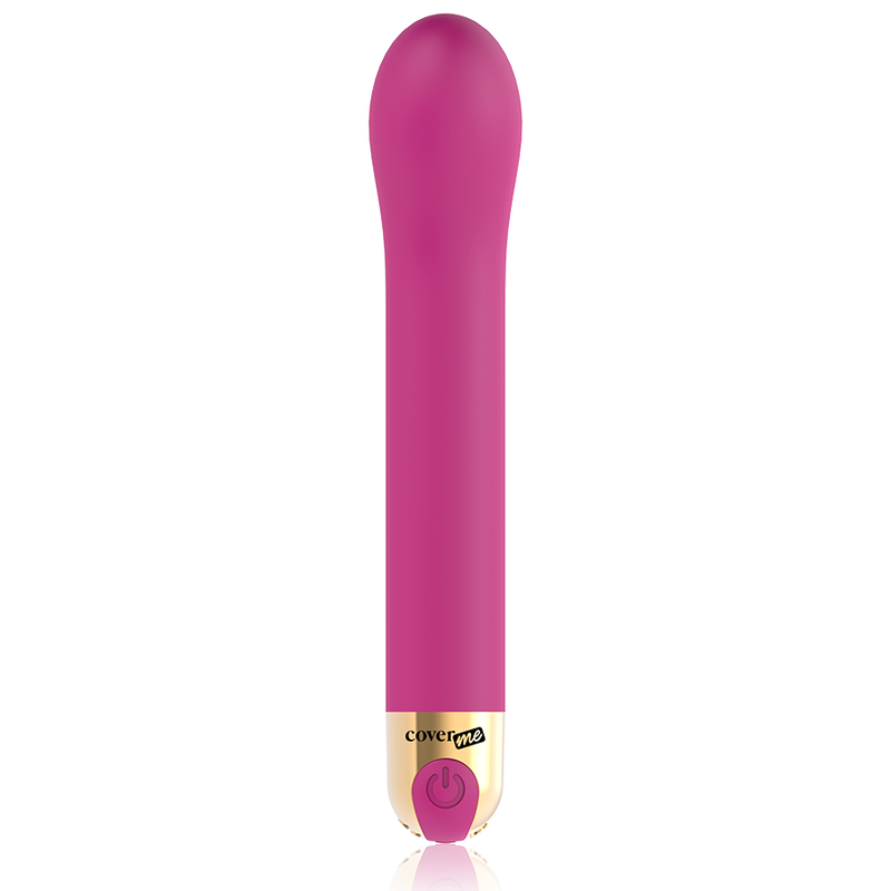 Vibrador G-Spot de COVERME con 10 velocidades, diseño ergonómico y control suave para placer íntimo.