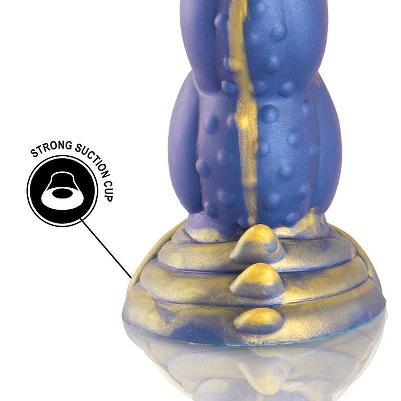 Dildo EPIC Poseidón Abrazo del Mar, con diseño realista y textura detallada, ideal para placer y estimulación.