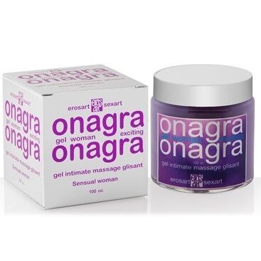 Gel EROS-ART para mujer, potenciador del orgasmo, en envase de 100 cc, con etiqueta y envase visible.