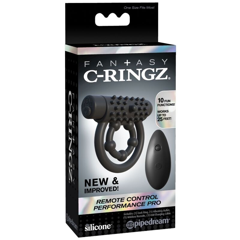 Fantasy C-Ringz remote control ring featuring a perforated design for enhanced performance and comfort.