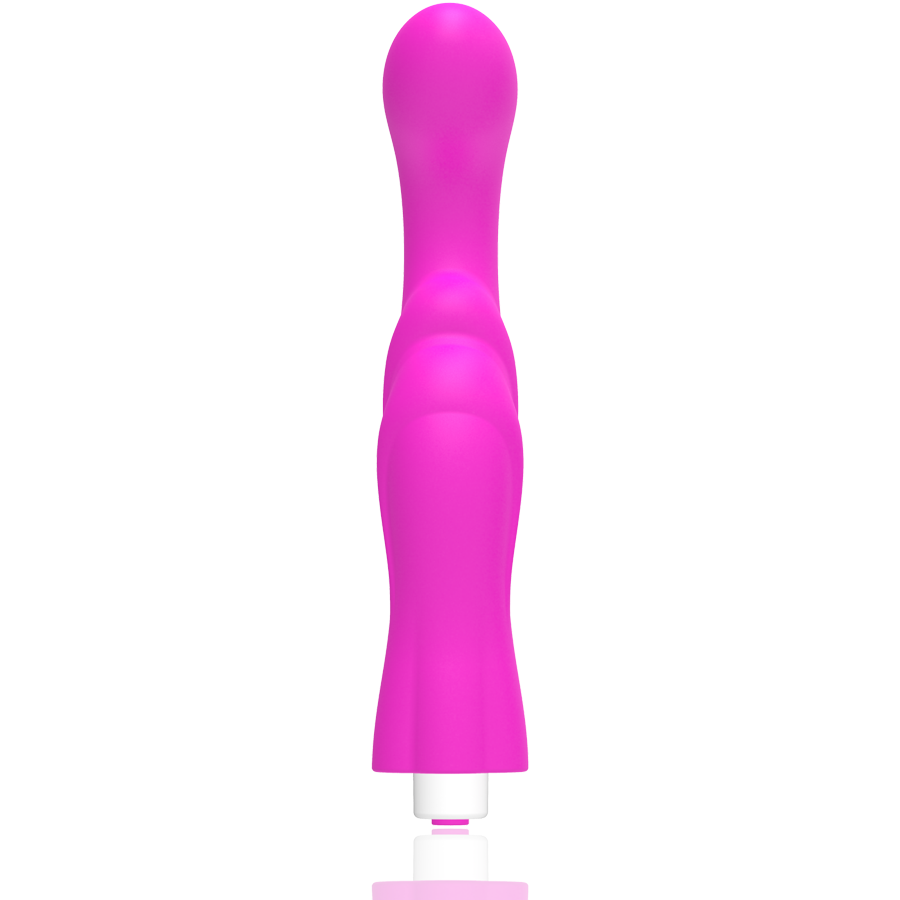Vibrador G-SPOT Gregory en color violeta, diseño ergonómico para estimulación, visible en la imagen.