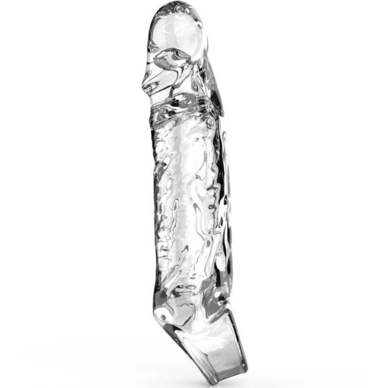 Extensión media de 16 cm transparente de la marca GET REAL, ideal para alargar y dar volumen a las extensiones de cabello.