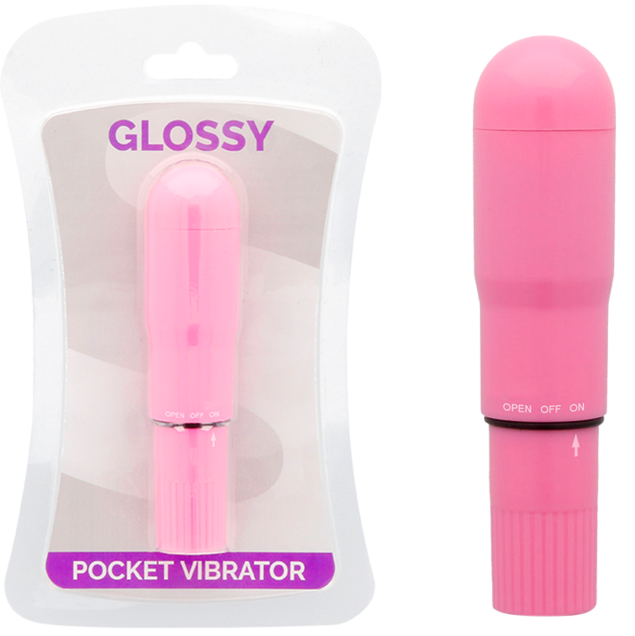 GLOSSY - POCKET VIBRADOR ROSA INTENS