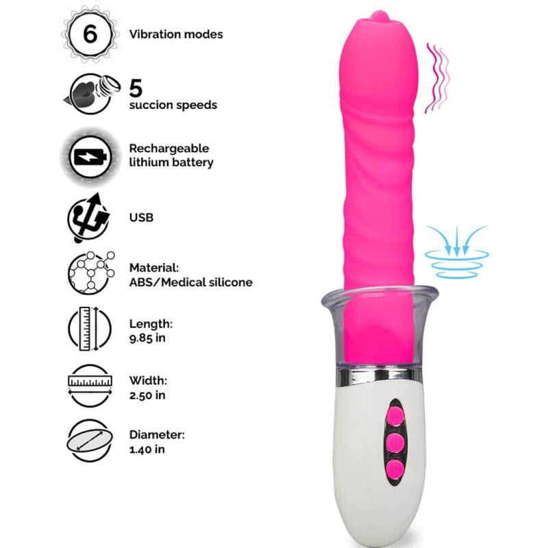 HARMONY - LIBERTY VIBRATOR & THRUSTING WITH TONGUE