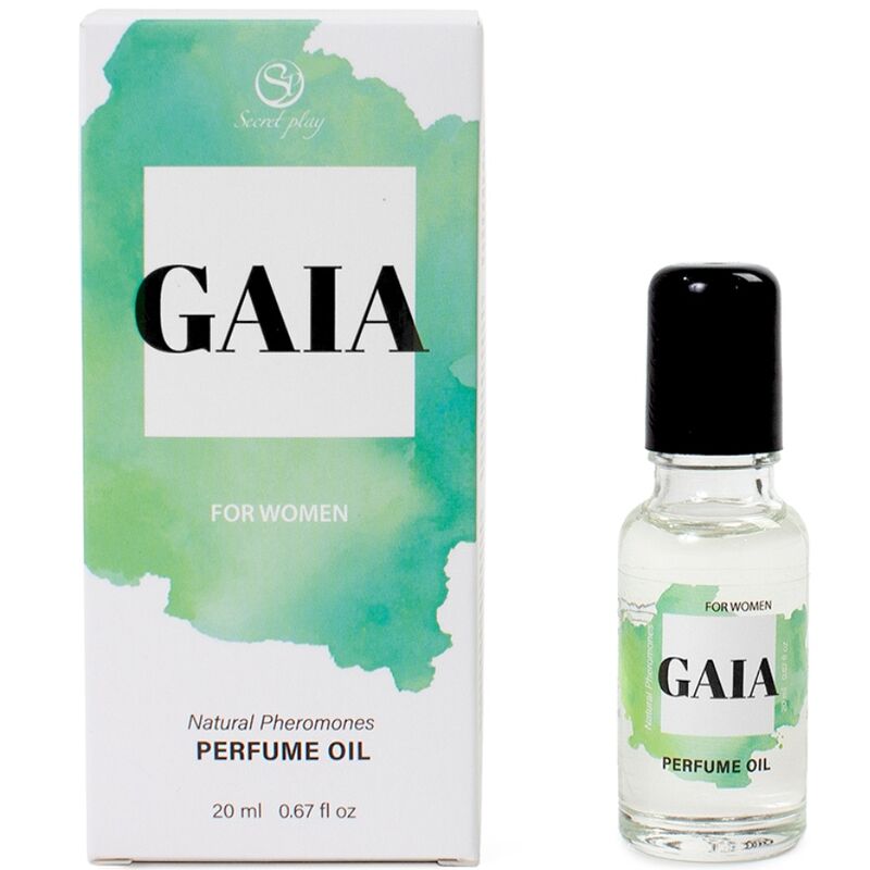 SECRETPLAY - GAIA PERFUM NATURAL FEROMONES EN OLI PER A DONA 20 ML