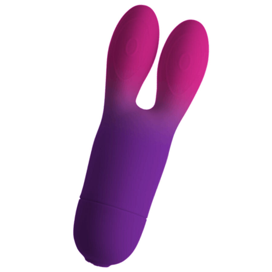ROCKS- OFF - GLO-GIRL BUNNY VIBRADOR FLEXIBLE MORADO