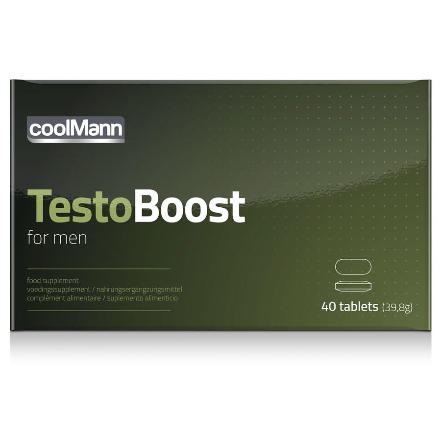 CoolMann Testoboost – Complemento alimenticio con Tribulus Terrestris y Saw Palmetto