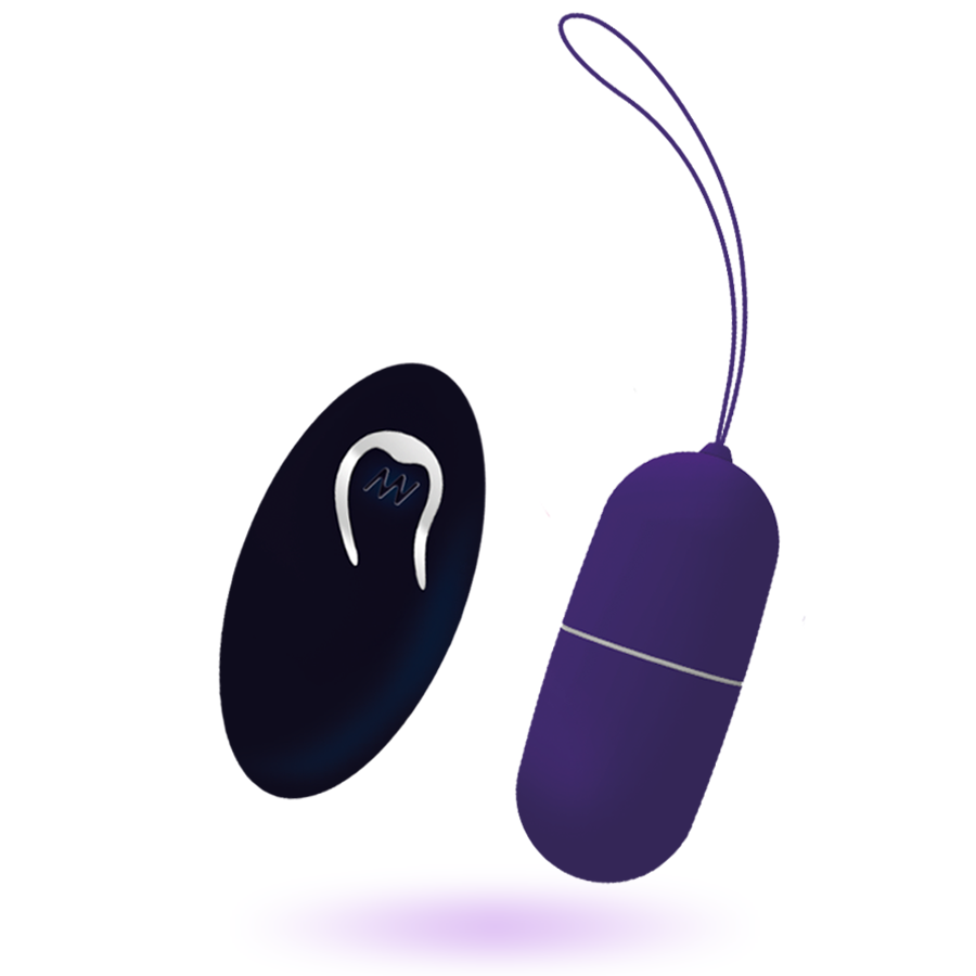 Purple INTENSE Flippy I remote control egg by INTENSE COUPLES TOYS, showcasing its sleek design and remote functionality.