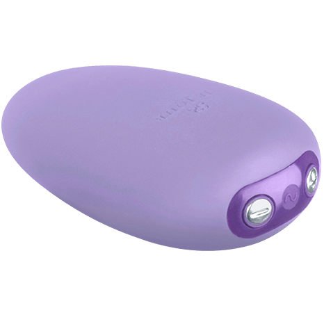 Masajeador Mimi Soft de JE JOUE en color morado, con diseño compacto y suave para masajes relajantes.