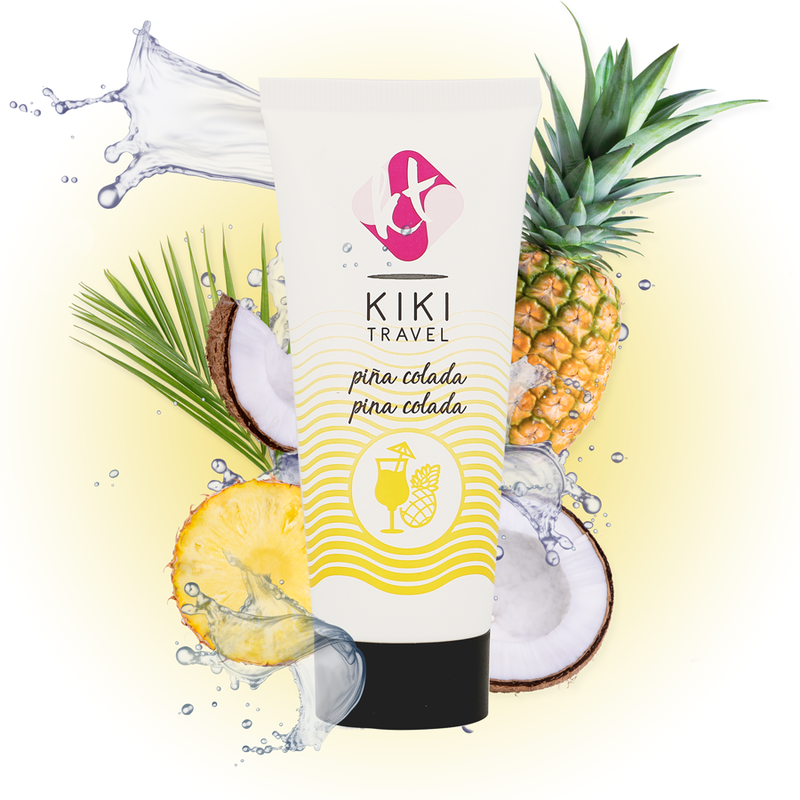 KIKÍ TRAVEL - PINA COLADA FLAVOR LUBRICANT 50 ML