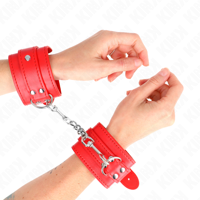 KINK - CANELLERES SENZILLES VERMELL AJUSTABLE 20-23 CM X 5.5 CM