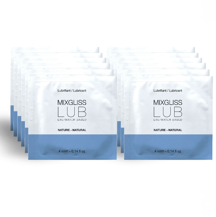 MIXGLISS - LUBRICANT BASE D'AIGUA NATURAL 12 MONEDESIS 4 ML