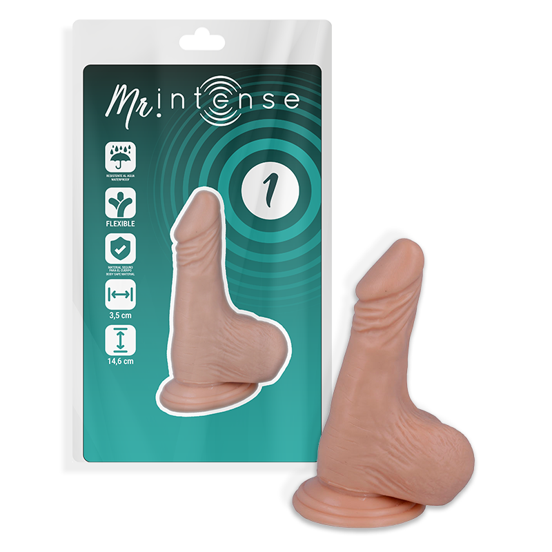 MR INTENSE - 1 PENIS REALÍSTIC 14.6 CM -O- 3.5 CM