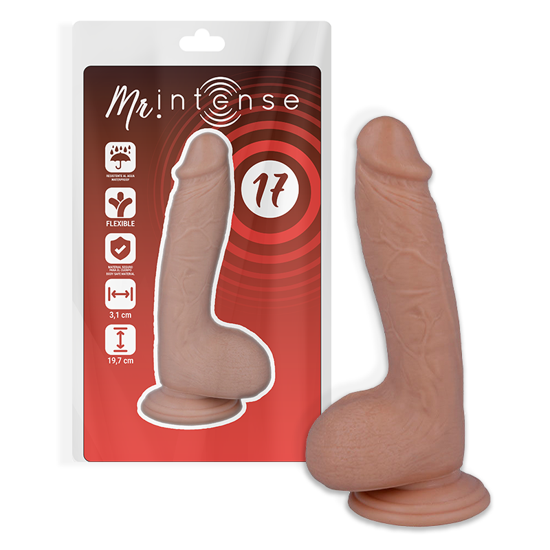 MR INTENSE - 17 PENIS REALÍSTIC 19.7 CM -O- 4.1 CM