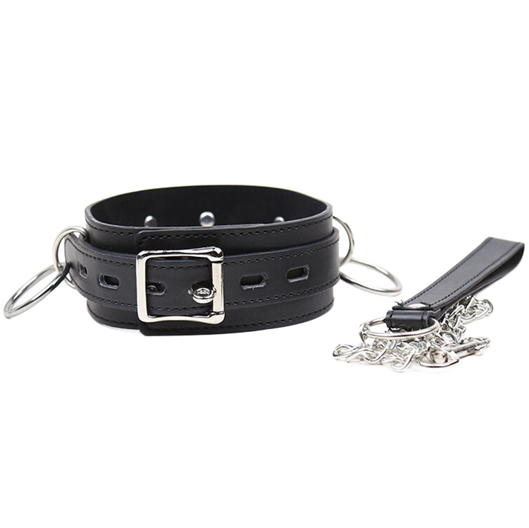OHMAMA FETISH - COLLAR SUMISSIÓ AMB 3 ANELLES