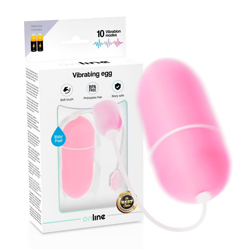 ONLINE - OU VIBRADOR WATERPROOF ROSA