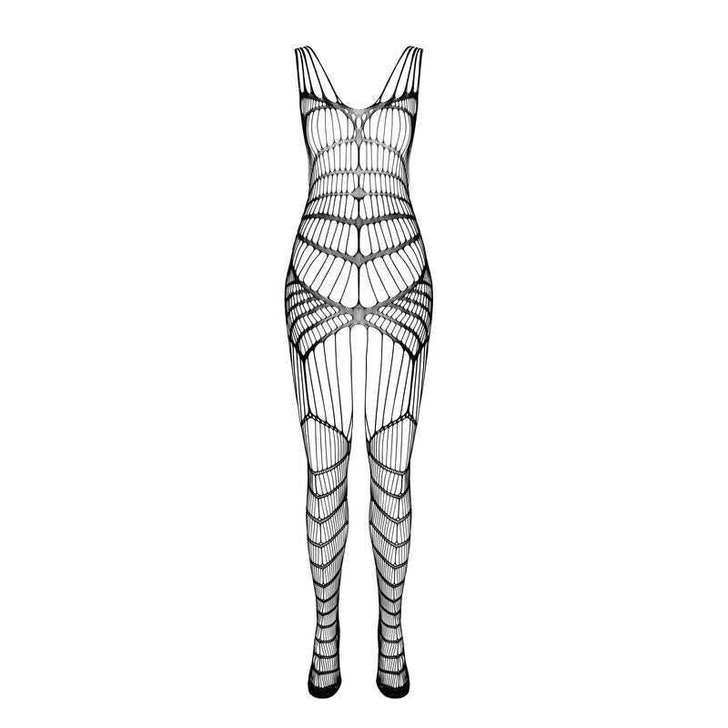 PASSION - BS 102 BODYSTOCKING BLANC TALLA ÚNICA