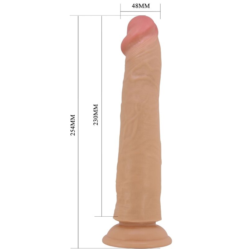 PRETTY LOVE - SHARIFE DILDO REALÍSTIC 25 CM NATURAL