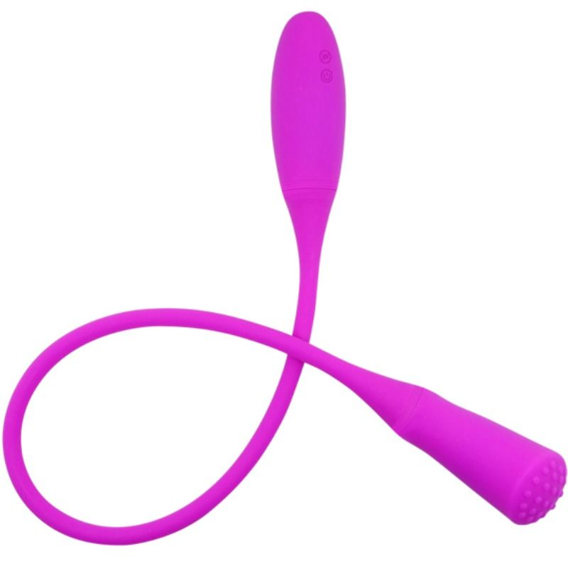 Vibrador PRETTY LOVE SMART Snaky Vibe con 2 motores, diseñado para estimulación íntima, en color negro con control avanzado.