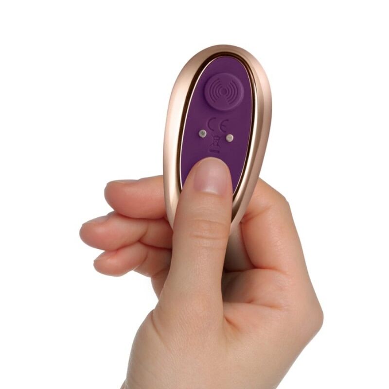 Rocks-Off Discover anal stimulator in lilac color, showcasing its sleek design and ergonomic shape for comfortable use.