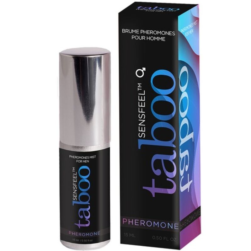 Perfume de feromonas RUF Taboo para él, frasco de 15 ml con aroma seductor y atractivo masculino.