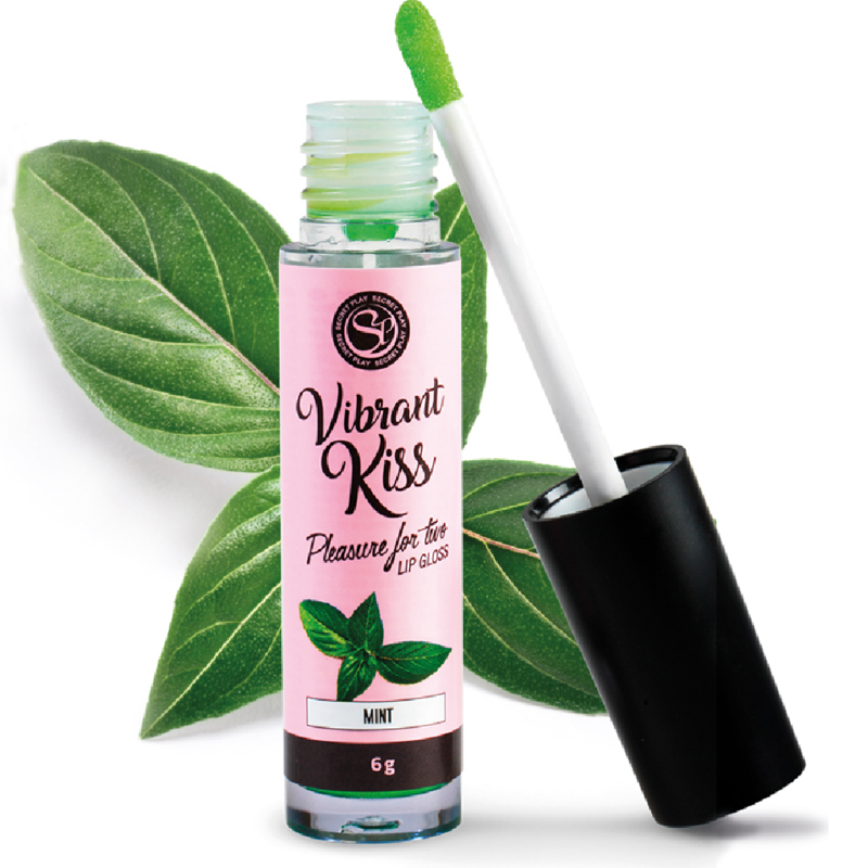 Brillo labial SECRETPLAY Vibrant Kiss Menta de SECRETPLAY COSMETIC con acabado brillante y menta fresca para labios.