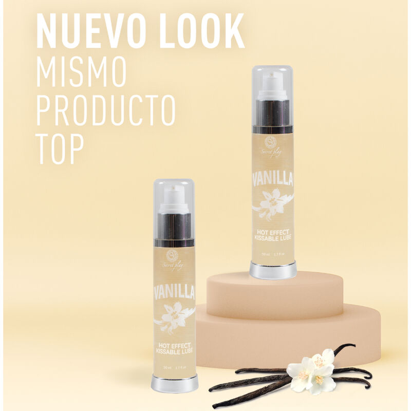 SECRETPLAY - LUBRICANT 2-1 EFECTE CALOR VAINILLA 50 ML