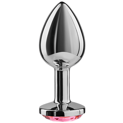 Plug anal de aluminio fucsia de 7 cm de SECRETPLAY TOYS, diseñado para uso anal con superficie lisa y ergonómica.