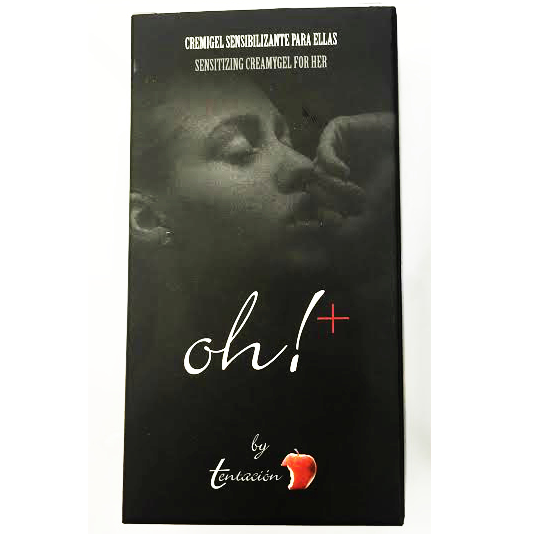 Crema estimulante sensilizante para ella, TENTACION Cremigel en envase de 30 ml, textura suave y efecto relajante.