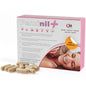 Complemento alimenticio Feminil+ de 500COSMETICS para mejorar la libido femenina, con frascos y cápsulas visibles en la imagen.