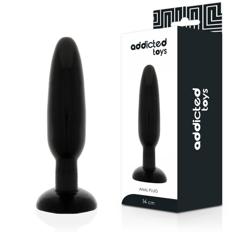 Plug anal de 14 cm de la marca ADDICTED TOYS, diseñado para uso erótico, con forma ergonómica y superficie lisa.