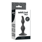 Plug anal negro de 12 cm de ADDICTED TOYS, con forma ergonómica para placer y comodidad.