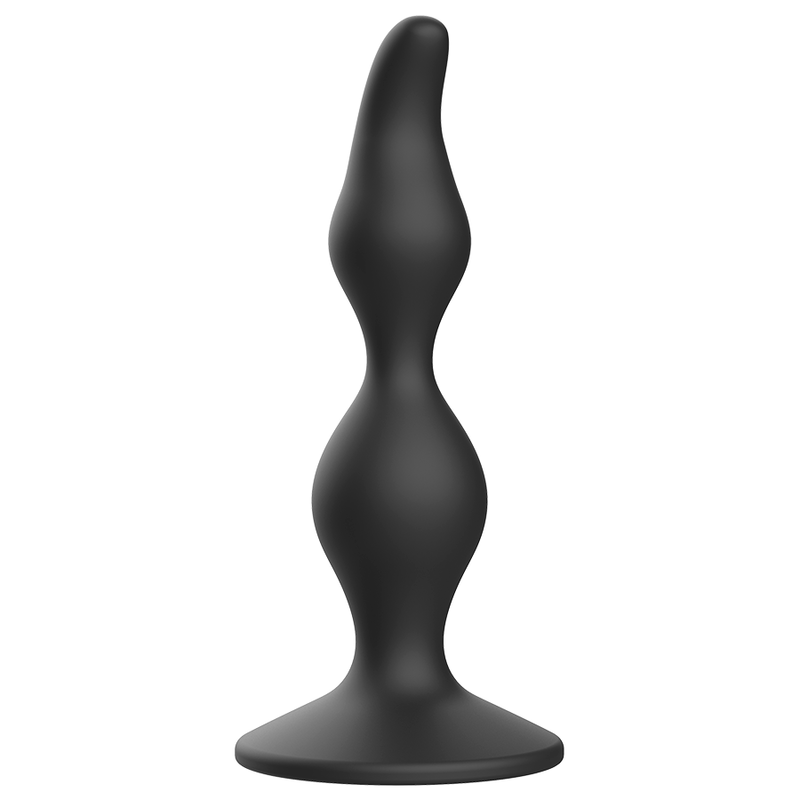 Plug anal de 12 cm de la marca ADDICTED TOYS, en color negro, diseñado para uso sexual y placer anal.