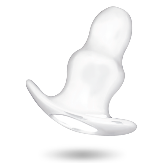 Transparente anal dilator by ADDICTED TOYS, 13 cm size, smooth plastic design for adult anal pleasure and stretching.