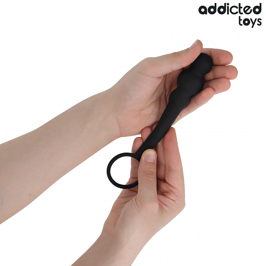 ADDICTED TOYS - PLUG ANAL AMB ANELL SILICONA MODEL 1