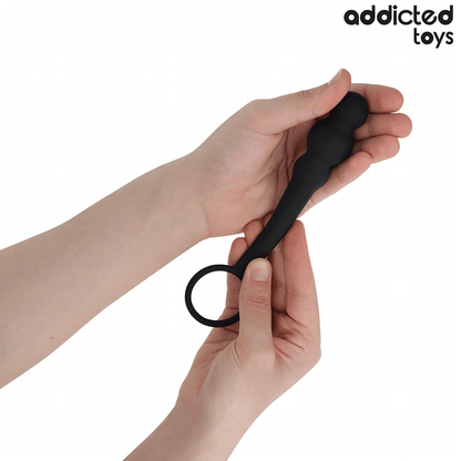 ADDICTED TOYS - PLUG ANAL AMB ANELL SILICONA MODEL 1