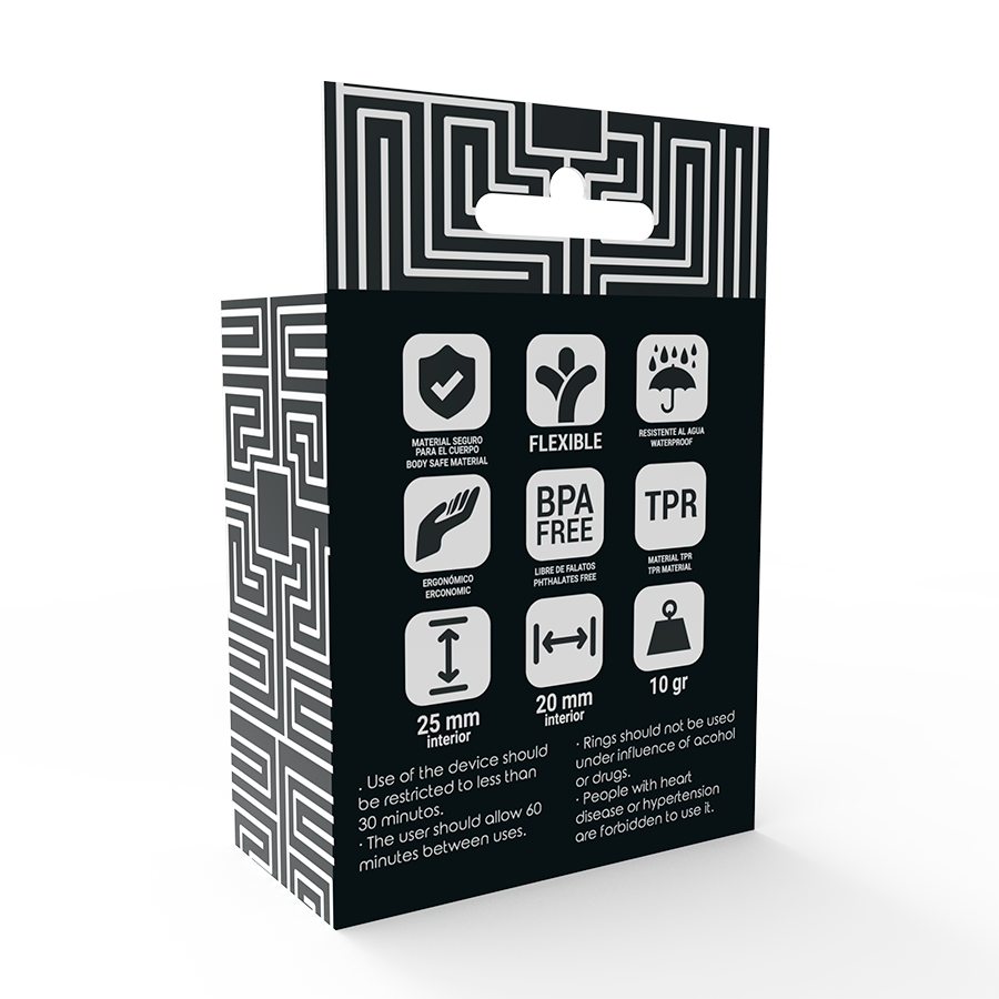 Set de 3 anillos pene negros de la marca ADDICTED TOYS, accesorios de silicona con diseño para placer y estimulación.