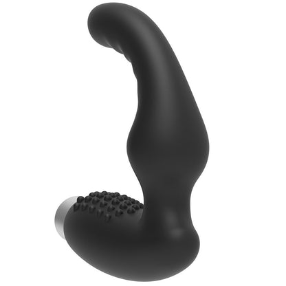 Vibrador prostático recargable de color negro de la marca ADDICTED TOYS, con diseño ergonómico y control de intensidad.