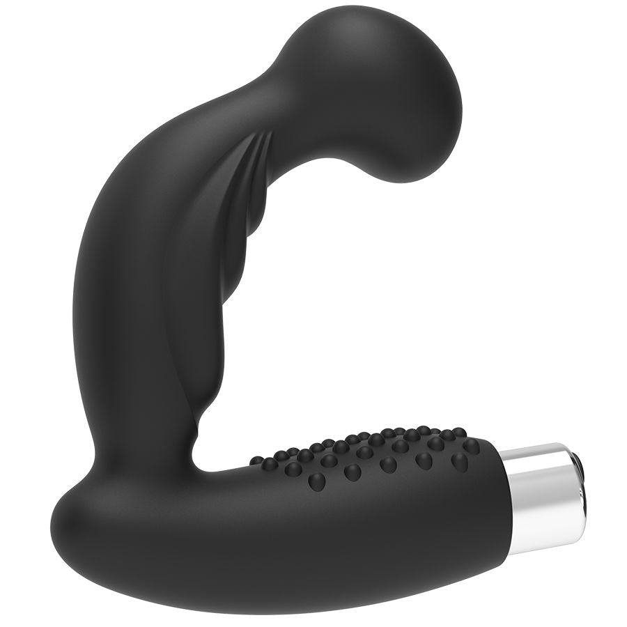 Black rechargeable prostate vibrator Model 3 by ADDICTED TOYS, showcasing its sleek design and ergonomic shape.