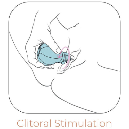 ADRIEN LASTIC - CARESS ESTIMULADOR CLITORIS BLAU