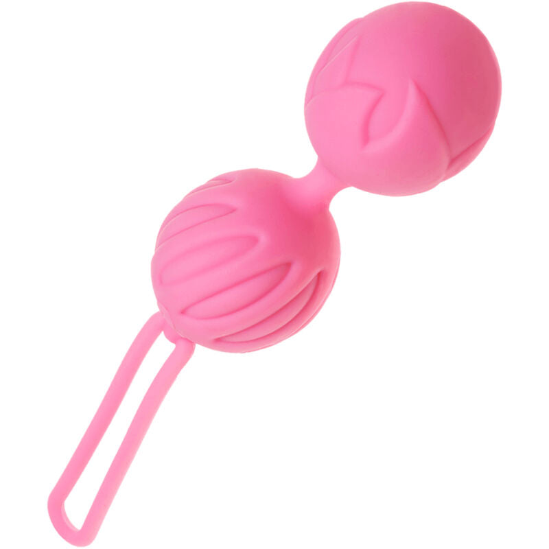 Bolas chinas de silicona ADRIEN LASTIC Geisha Lastic en talla S color rosa, aptas para uso seguro y cómodo.