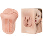 Masturbador doble masculino ALIVE Lola con detalles realistas de vagina y ano, material natural y textura suave.
