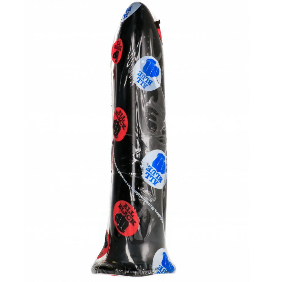 Dilatador anal y vaginal All Black de 20 cm, negro, con superficie lisa y tamaño amplio para uso íntimo.
