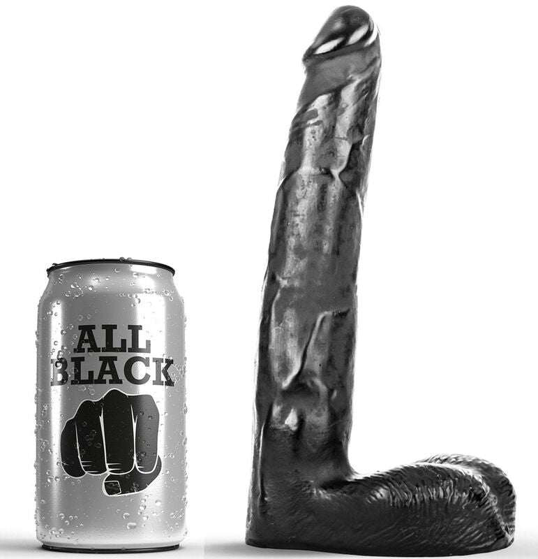 ALL BLACK - DILDO REALÍSTIC 21 CM