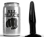 Plug negro de 11 cm de la marca ALL BLACK, con diseño simple y color uniforme, visible en la imagen.